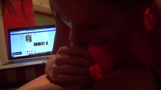 Домашний отсос члена Катей Рич, немецкий пылесос Thomas отдыхает!