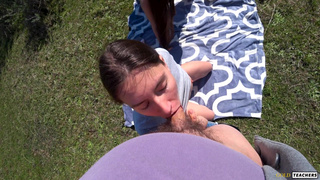 Русские свингеры выбрались на природу и охуенно потрахались вчетвером (МЖМЖ секс)