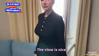 Риелторшу ебу и кончаю — вот так сделка, контракт заключаю ??